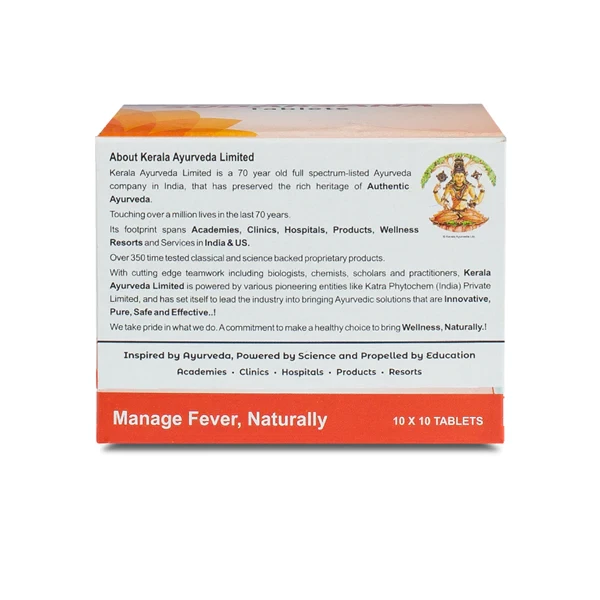 Kerala Ayurveda Sudarsana Tablet, 100 Tablets-5.webp